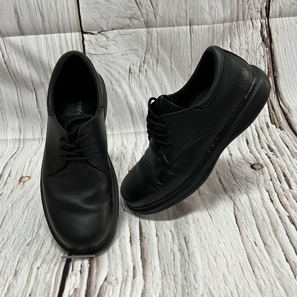 Dr. Martens Industrial Full Grain Black Oxford Shoes - size 10 - New In Box - Picture 9 of 10